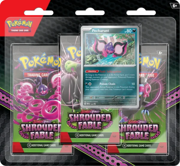 blister 3 sobres pokemon sv6.5 Shrouded Fable