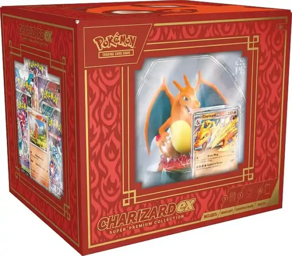 caja de super premium collection charizard ex