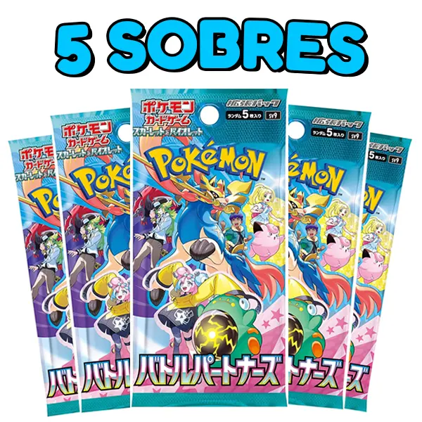 Pokemon Battle Partners - 5 sobres Japonés
