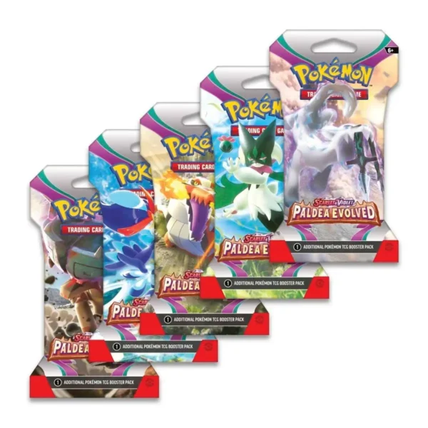 Pokemon Sleeved Booster Paldea Evolved