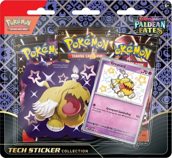 Pokemon Paldean Fates - Tech Sticker Collection Inglés