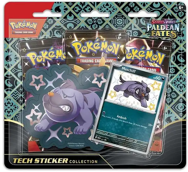 Pokemon Paldean Fates - Tech Sticker Collection Inglés
