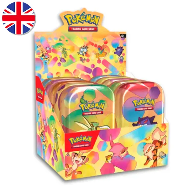 Pokémon 151 Mini Tin Display (10 mini tins) - Inglés