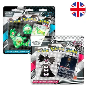 Tech Sticker Collection Black Bolt & White Flare - Inglés