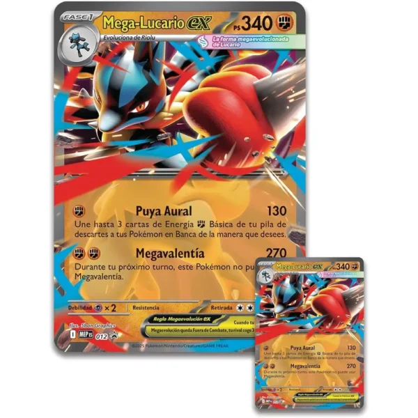 Caja Mega Lucario ex Figura Collection - Español Pokémon TCG