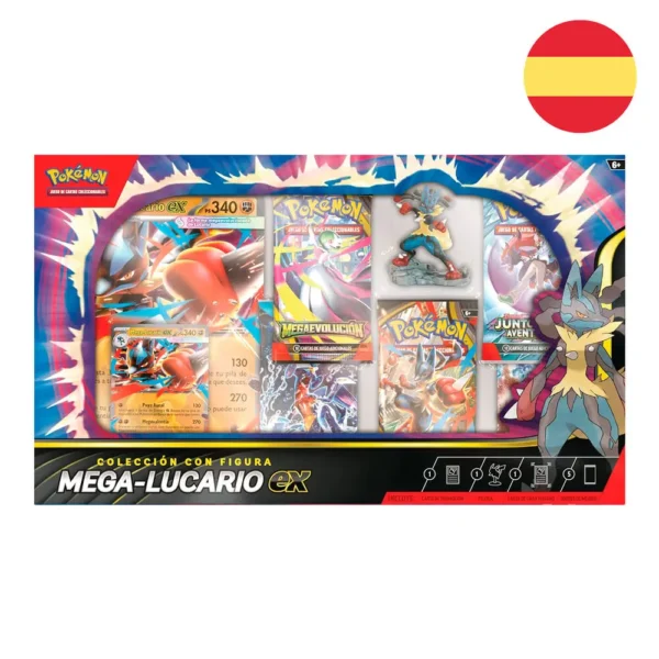 Caja Mega Lucario ex Figura Collection - Español Pokémon TCG