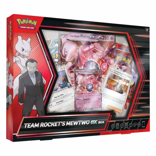 Caja Team Rocket Mewtwo ex