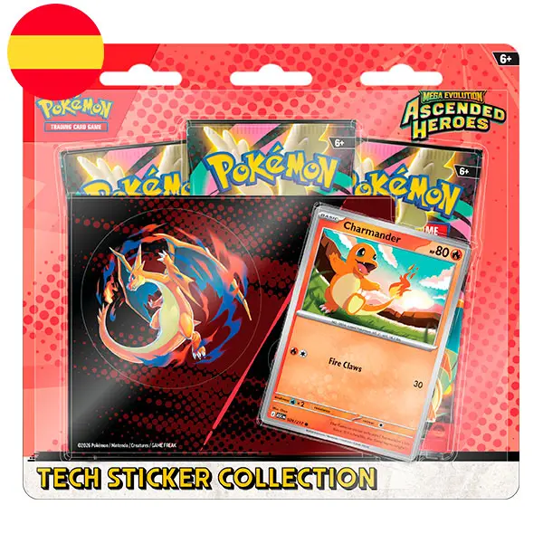Stickers1esp (RESERVA) Tech Sticker Collection Heroes Ascendentes - Pokémon español