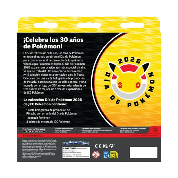 Caja Special Collection 30 Aniversario Pokémon (Español)